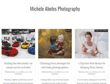 Tablet Screenshot of micheleabelesphotography.com